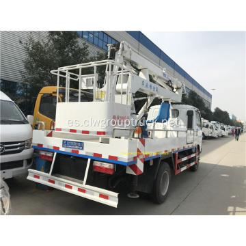 Dongfeng 4x2 camión montada en la plataforma de trabajo aéreo de 14-16m